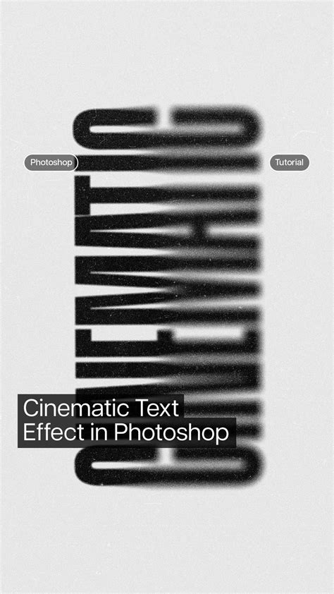 Cinematic Text Effects In Text Effects Text Layout Title Design