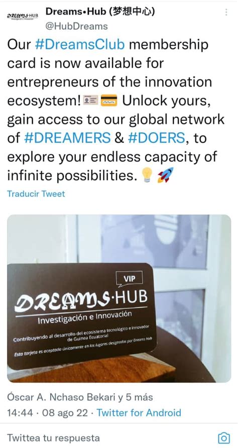 Dreams Hub Lanza Su Tarjeta De Membresía Para El Ecosistema Innovador