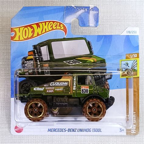 Hot Wheels Mercedes Benz Unimog 1300L Collectible Model Car Miniature Gift Item For Car