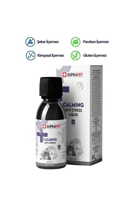 Supravet Calming Anti Stress Kedi ve Köpekler için Sıvı Sakinleştirici