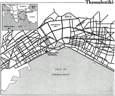 Map of Thessaloniki