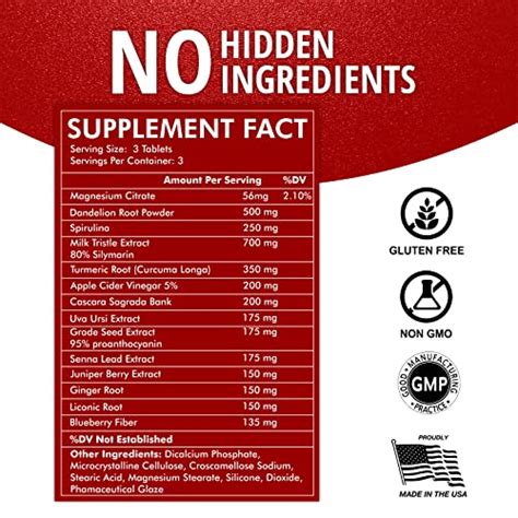 Anti-Alcohol Drink Support and Cleanse Supplements-Craving Support,Liver Health,Kudzu,Milk ...