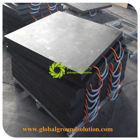 Crane Sleeper UHMWPE PE Pad Crane Outrigger Pads China Temporary Road