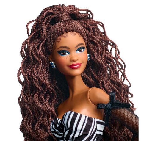 Barbie 65th Blue Sapphire Anniversary Doll With Brunette Hair