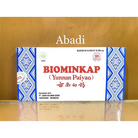 Jual Biominkap Yunnan Paiyao Obat Bengkak Memar Luka Jatuh Luka