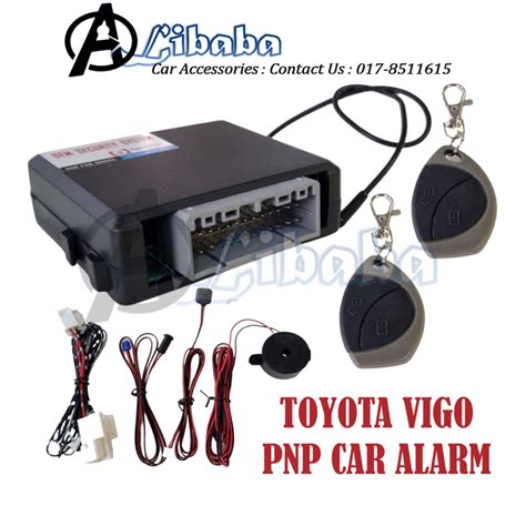 Toyota Vigo Car Alarm Security System Plug And Play Shopee Malaysia