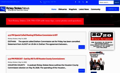 Rickeystokesnews.com website. Rickey Stokes News - Rickey Stokes News.