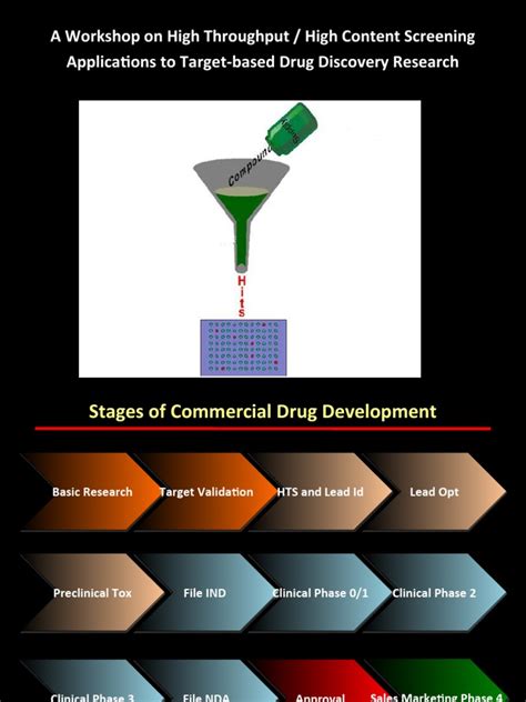 A Workshop On High Throughput High Content Screening Applications To Target Based Drug