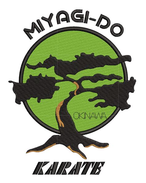 Embroidery Pattern Miyagi Do Karate Logo - A.G.E Store | patterns