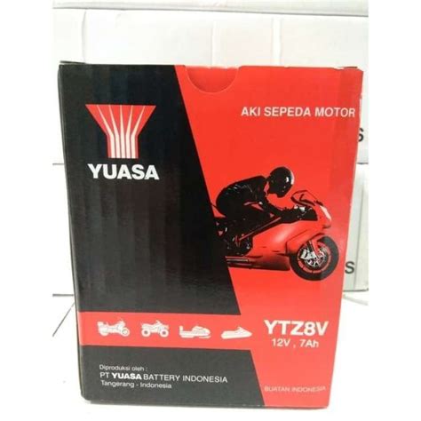 Promo Aki Yuasa Ytz V Motor Vespa Lx Yamaha Xmax R Mt Honda Cbr