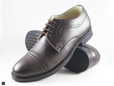 Brown Leather Office Shoes For Men - 4568 - Leather Collections On Frostfreak.com