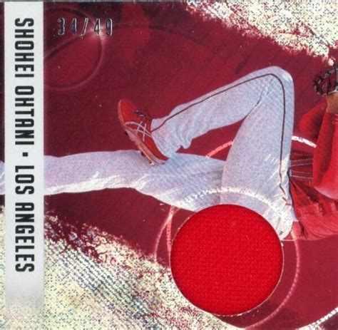 Panini The National Shohei Ohtani Rc Rookie Jersey Relic