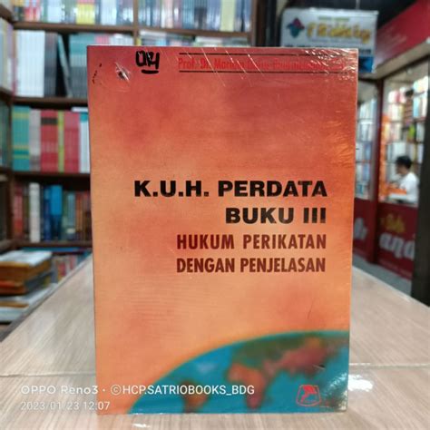 Jual Buku Kuh Perdata Buku Hukum Perikatan Dengan Penjelasan Prof