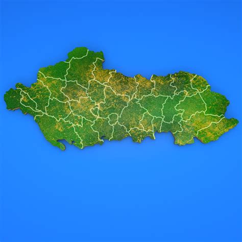 Vietnam Detailed Country Map 3d Model 25 Max Fbx Obj Free3d