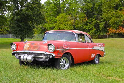 Grandads 1957 210 Chevy Makes A Great Drag Week Warrior Hot Rod Network