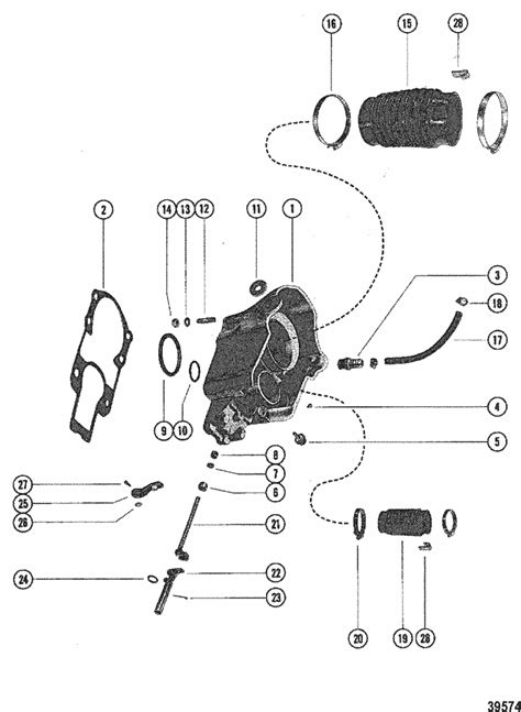 Mercruiser 165 1978 1981 Bell Housing Assembly Parts