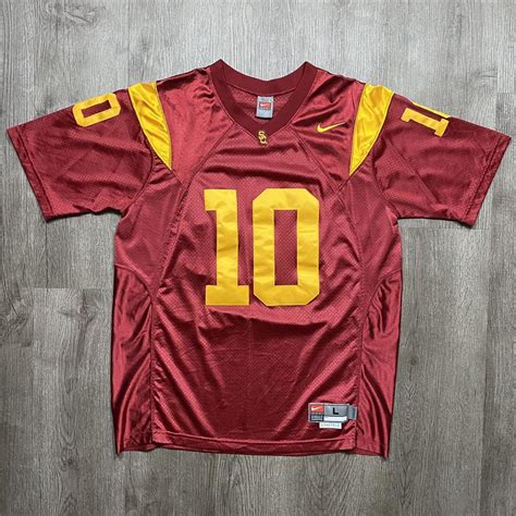 Team Nike Usc Football Jersey Size L Depop