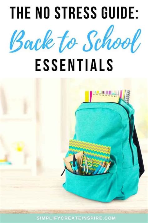 No Stress Guide For Back To School Essentials 2025