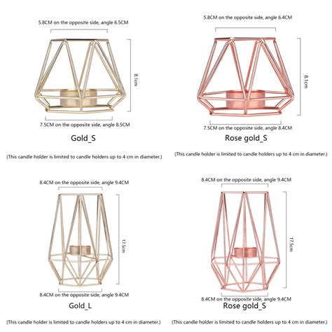 Geometric Candle Holders for Home Decoration – Event Supply Shop