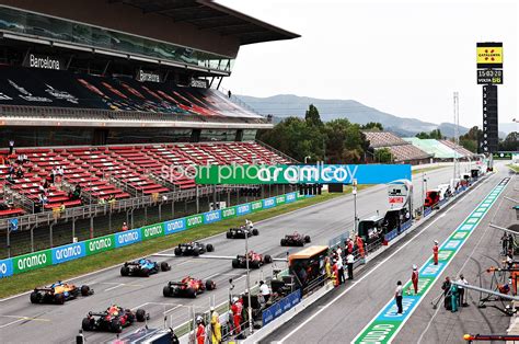 Starting Grid F1 Grand Prix Barcelona Spain 2021 Images Motor Racing