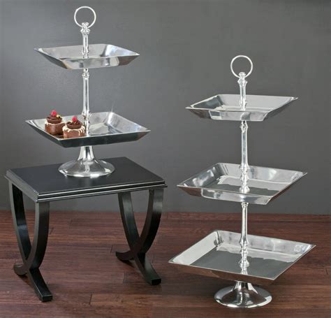 Large Tiered Aluminum Tray Stands Tripar International Inc