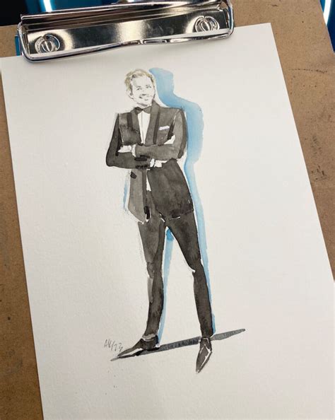 Gq Men Of The Year Award Live Illustration Anja Karboul