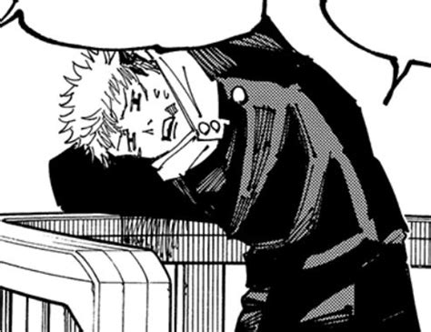 jjk  quality yuji sitting  manga yuji scared manga yuji