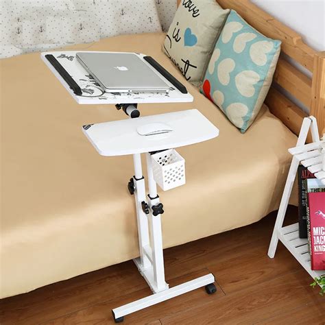 Foldable Computer Table Adjustable Portable Laptop Desk Rotate Laptop