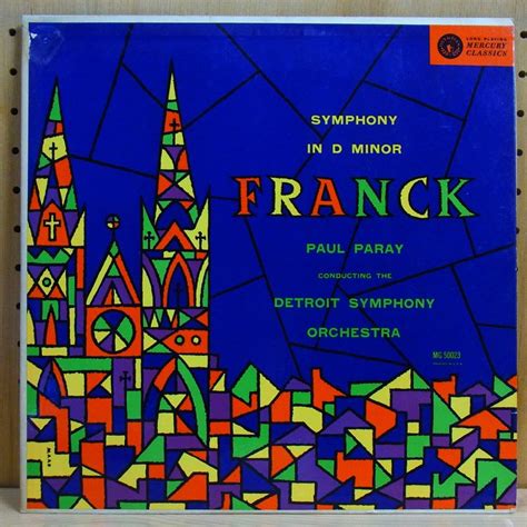 FRANCK SYMPHONY IN D MINOR PAUL PARAY DETROIT SYMPHONY ORCHESTRA