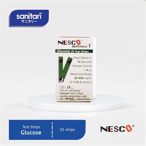 Jual Strip Nesco Gula Nesco Glucose Strip Gula Nesco Gula Darah Nesco