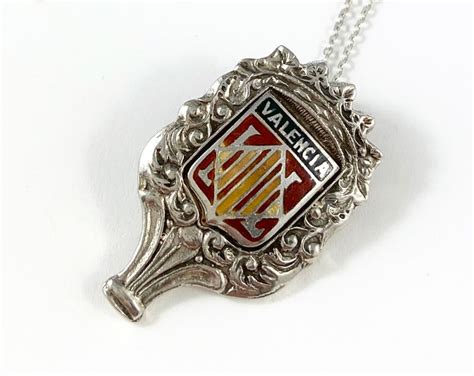 Valencia Spain Necklace Spain Pendant Valencia Charm - Etsy