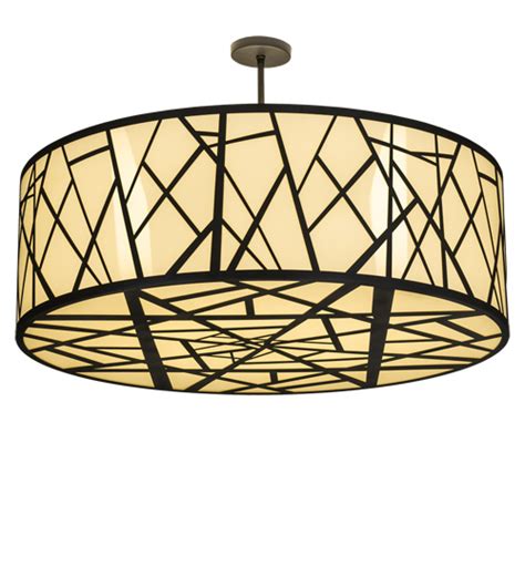 8679772 48 WIDE MODERN DRUM PENDANT Custom Contract Lighting