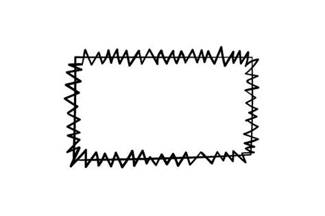 Zig Zag Frame Zig Zag Border Design Free Transparent PNG 50 OFF