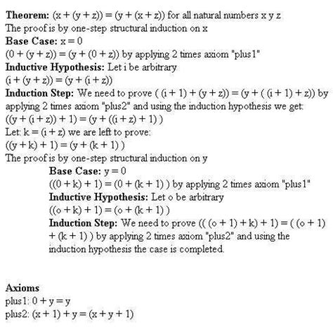 6: The most detailed proof version of the commutativity of addition ...