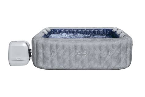 Lay Z Spa San Francisco HydroJet Massage System Inflatable Hot Tub Built In Seats And