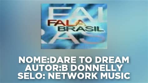 Trilha Sonora Da Vinheta Do Fala Brasil Record Tv Youtube