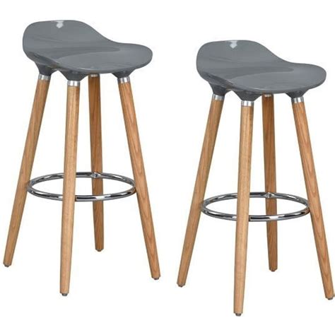 Furniturer Lot De Tabourets De Bar Cuisine Scandinaves Chaises De Bar