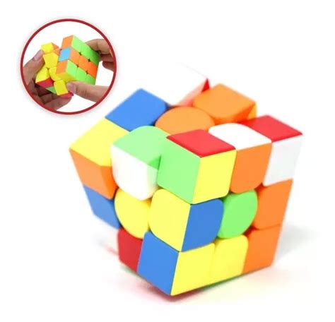 Cubo Mágico Profissional 3x3x3 Colorido Clássico Original MercadoLivre