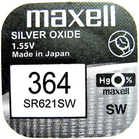 Maxell SR621SW Silver Oxid Batteri Amazon Se Elektronik