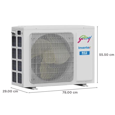 Buy Godrej 1 5 Ton 5 Star Inverter Split Ac Copper Condenser Anti