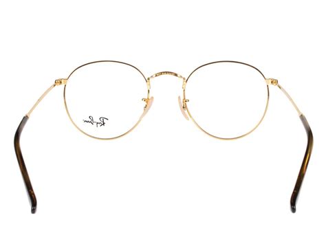 Ray Ban Round Metal Rx3447v 2500 50 Gold Feel Good Contacts Uk