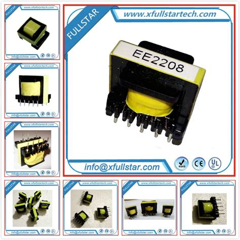 Ee22 High Frequency Transformer For Pin 5 5 Bobbin And Soft Ferrite