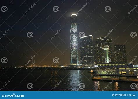 A West Kowloon Night View, the City Concept 6 May 2013 Editorial Stock ...