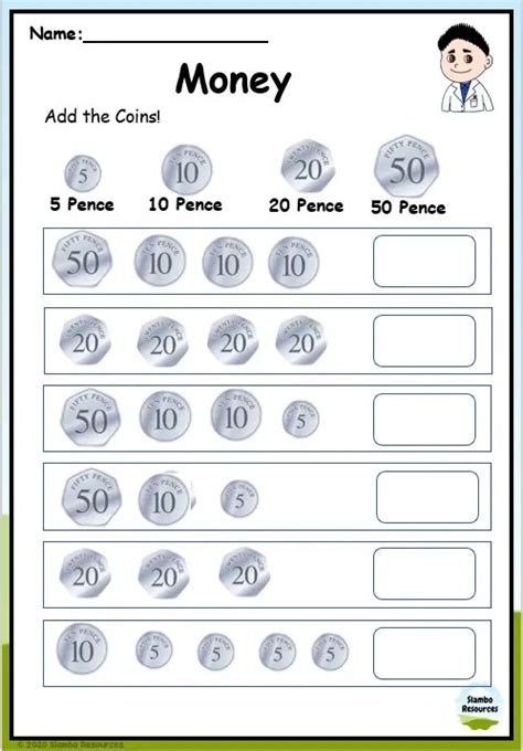 Grade 2 Money Worksheets Free Printables Math Worksheets