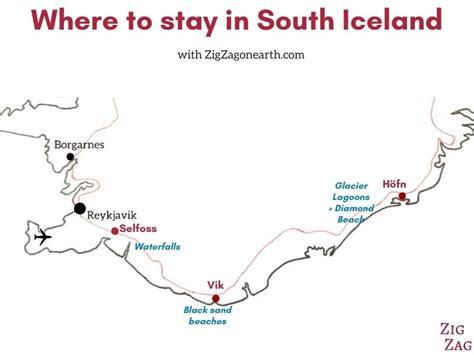 The Ring Road Iceland Map Attractions Itinerary