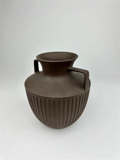 Hornsea Pottery Brown Bisque Handled Vase - Russell Brightwell