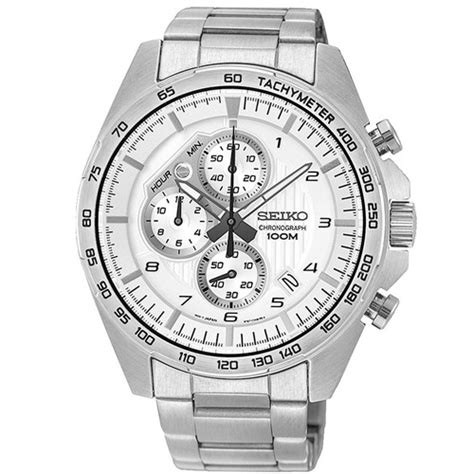 Seiko Seiko Chronograph Mens Watch Nwt Warranty Ssb P Ssb P