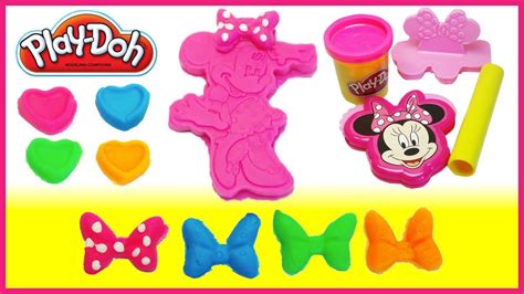 Play Doh Minnie Mouse Stamp And Cut Youtube