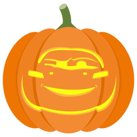 Lightning Mcqueen Pumpkin Stencil | Free Printable Papercraft Templates