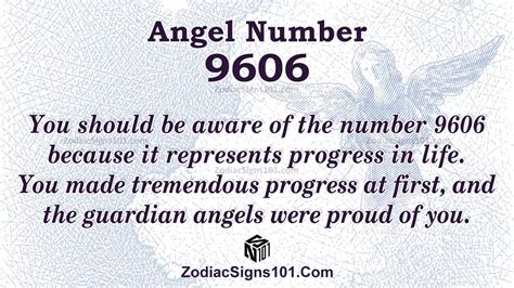 9606 Angel Number Spiritual Meaning And Significance Zodiacsigns101